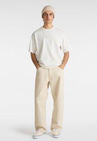 Vans BLOCKED BOX LOOSE - T-paita - white