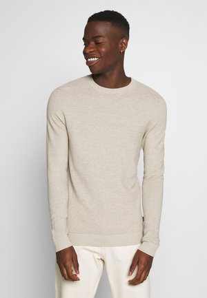 JELIAM CREW NECK - Stickad tröja - oatmeal melange