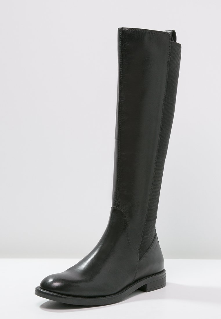 vagabond amina black leather knee high boots