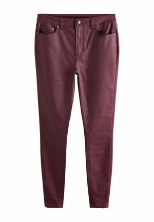 Skinny džíny - berry red