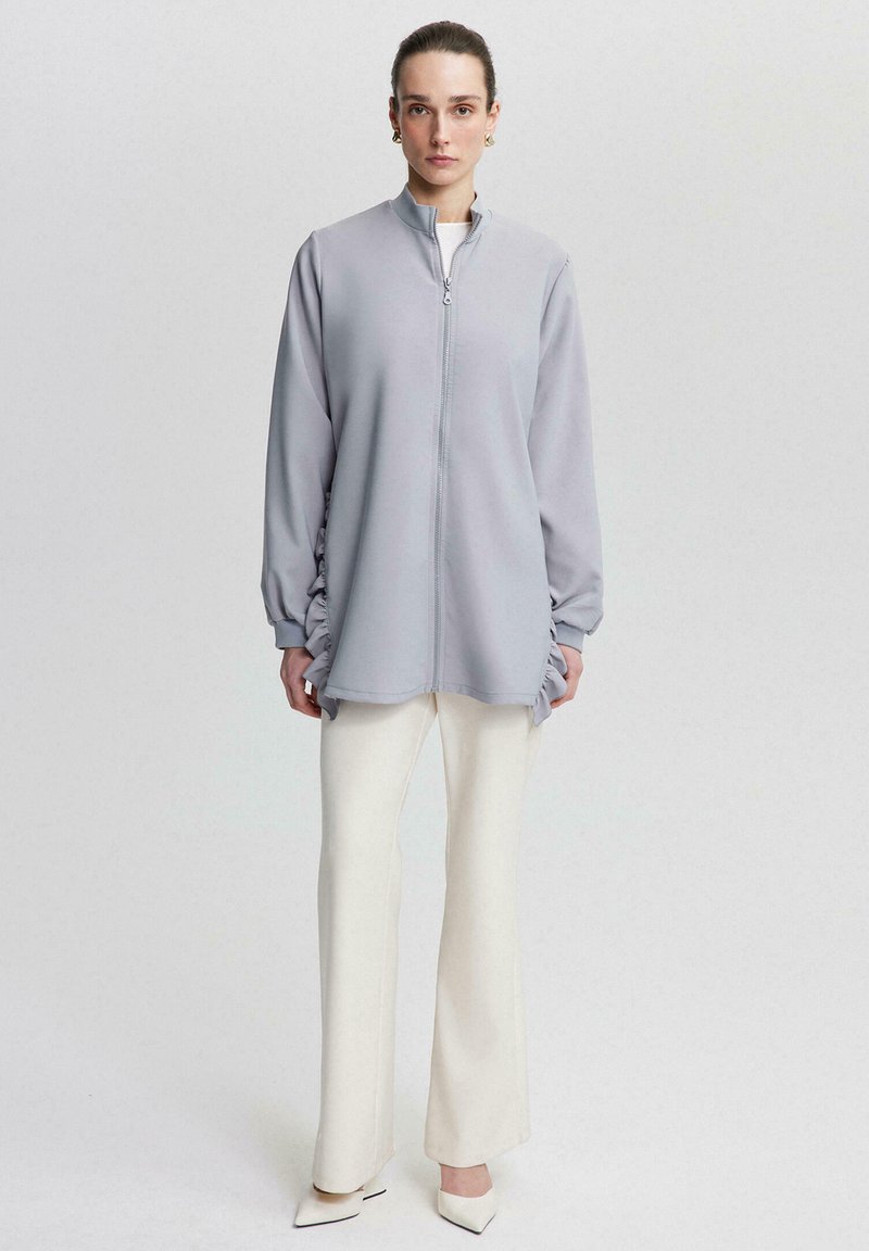 Touché Privé Halflange jas donkergrijs