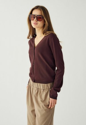 MARG  - Kardigán - chocolate