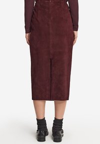 Falconeri Pencil skirt - bordeaux ruby