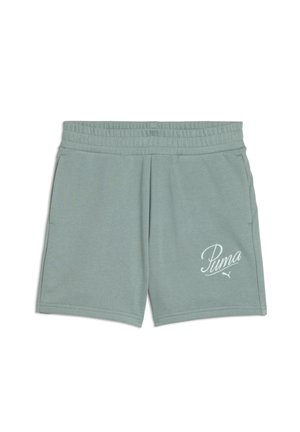 Puma, ESS SCRIPT HOCHGESCHNITTENE  - Shorts - green moon