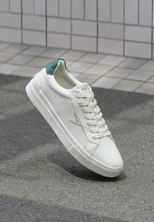 Replay EVAN CLASS - Sneakers laag - off white/green
