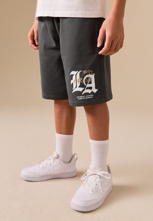 Next, REGULAR FIT - LOOSE FIT SHORTS  . - Shorts - charcoal grey la