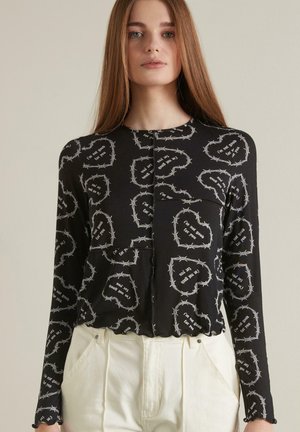 Långärmad tröja - schwarz/black not good print
