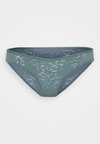 BIKINI ULTRA SOFT LACE - Slip - blue-grey