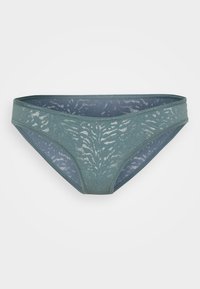 BIKINI ULTRA SOFT LACE - Slip - blue-grey