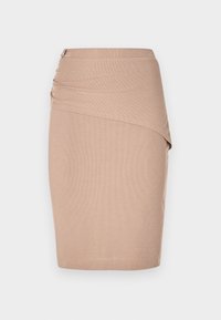 PRISCA JEWEL PENCIL SKIRT - Pencil skirt - wet sand