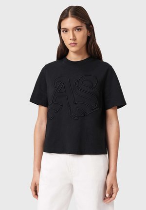 LISA EMBOS TEE - T-Shirt print - black