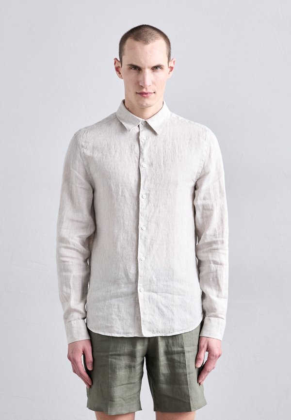 SLIM MELANGE SHIRT - Shirt - moonbeam