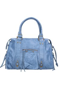 SHOULDER - Handtas - blu jeans