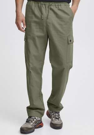 SDLAURITZ - Pantalones cargo - deep lichen green