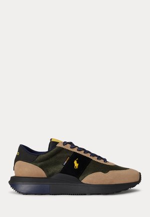 Polo Ralph Lauren TRAIN 89 SUEDE-PANELED SNEAKER UNISEX - Sneaker low - estate olive