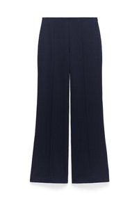 STRIPED FLARE - Broek - navy blue