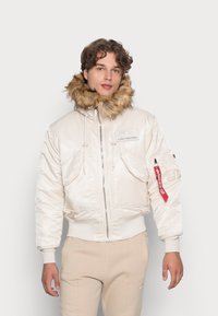 Alpha Industries 45P CUSTOM - Casaco de inverno - jet stram white
