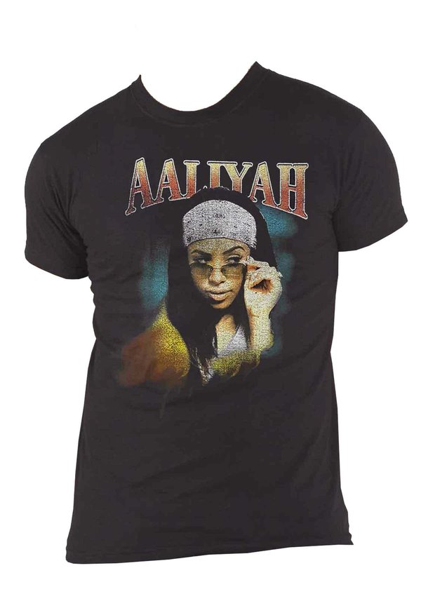 AALIYAH TRIPPY LOGO - Print T-shirt4