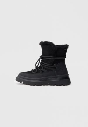 Botines con cordones - black