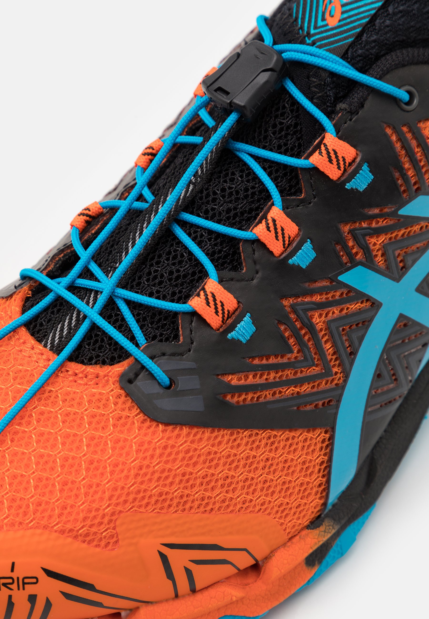 ASICS GEL FUJITRABUCO SKY - Trail hardloopschoenen - marigold  orange/digital aqua/goudkleurig - Zalando.be