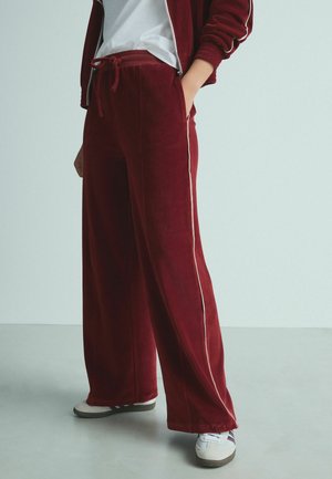 JOGGERS - Tréningruha alsók - burgundy red