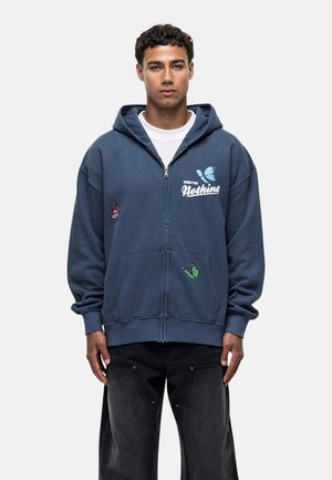 Good For Nothing Zip-up sweatshirt - blue