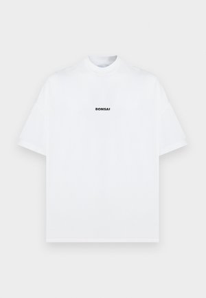 BOX LOGO TEE OVERSIZE FIT UNISEX - Tricou basic - white