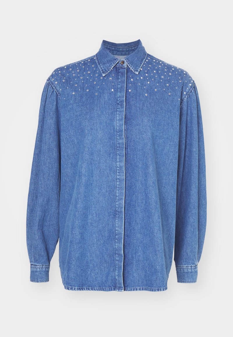 Pepe Jeans Overhemdblouse blauw denim/bluedenim Pepe Jeans Overhemdblouse blauw denim/bluedenim