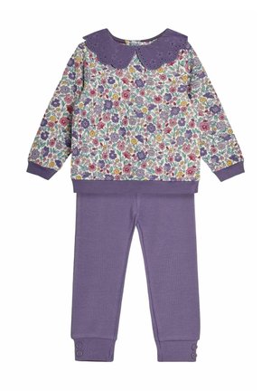 FLORAL PRINT SET - REGULAR FIT - Leggings - lilac