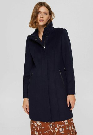 RECYCELT: MIX - Classic coat - navy