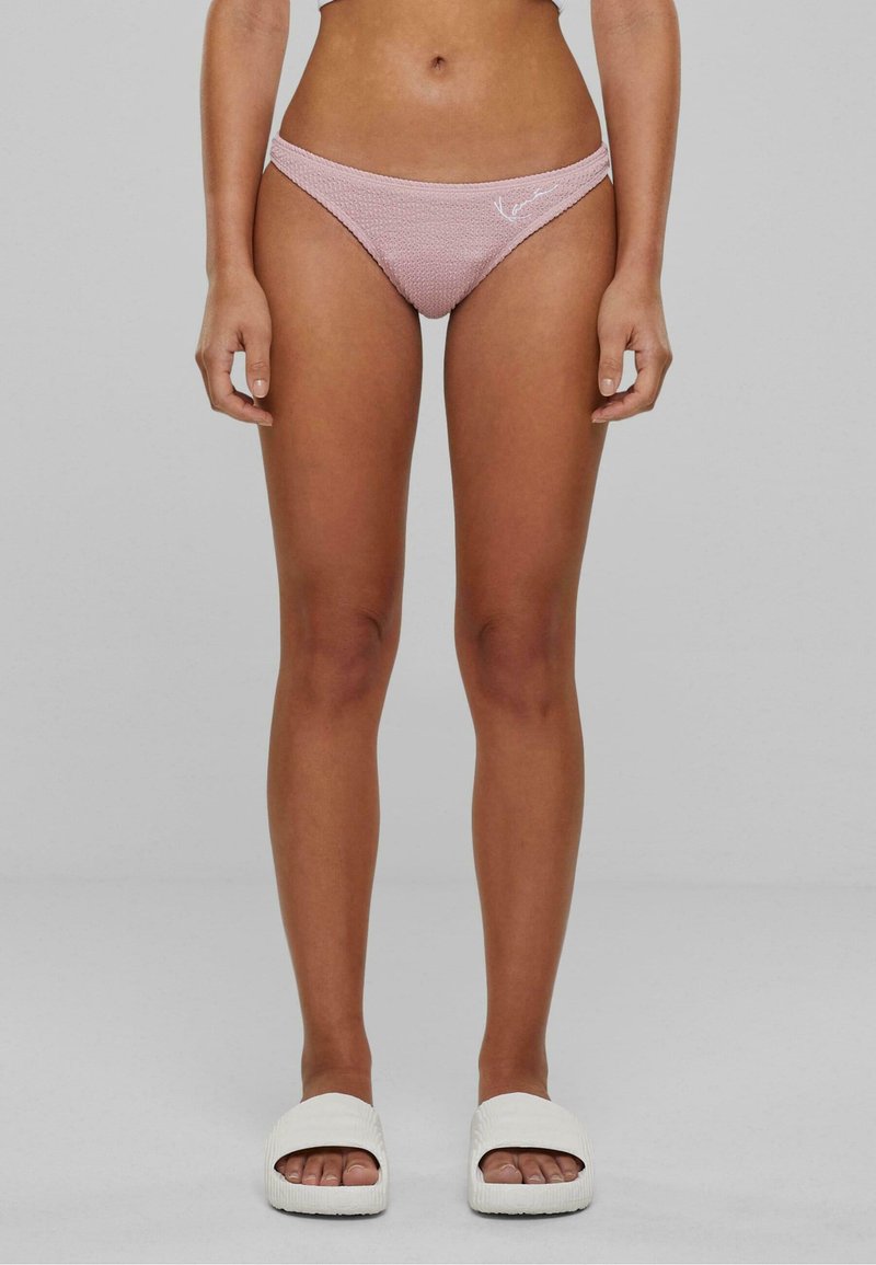 Karl Kani SMALL SIGNATURE CRINKLE LEG  - Spodnji deli kopalk - rose