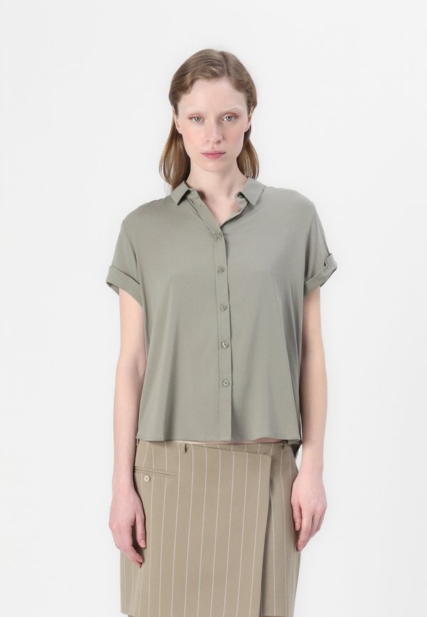 MAJAN SHIRT - Button-down blouse - vetiver