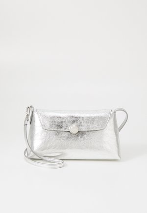 MINI CROSSBODY TOP HANDLE - Schoudertas - silver-coloured
