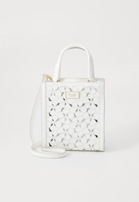 MANHATTAN EYELET MINI TOTE - Käekott - true white