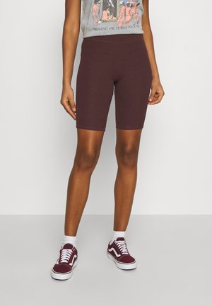 STELLA BIKER - Shorts - burgundy brown