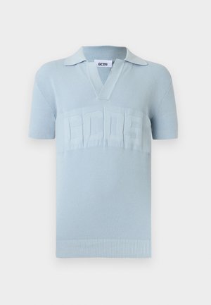 LABEL LOGO  - Polo shirt - pale blue/light blue