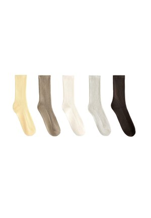 5 PAIRS OF CLASSIC - Șosete - yellow