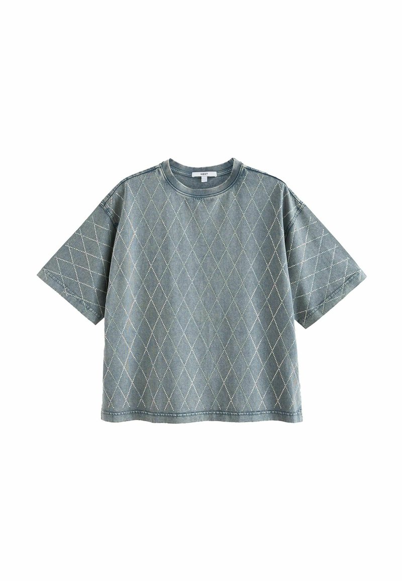 Next T-shirt basic blauw