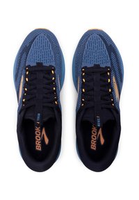 Brooks REVEL 7 - Hardloopschoenen voor op de weg - storm blue black orange pop