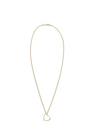 Elli HEART CUT OUT - Naszyjnik - gold-coloured