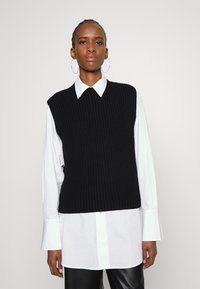 Selected Femme SLFMELENA VEST - Camisola - black