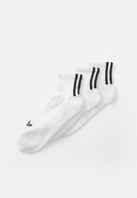 adidas Originals - 1/4 SOCKS UNISEX 3 PACK - Zeķes - white Miniatūras attēls 1