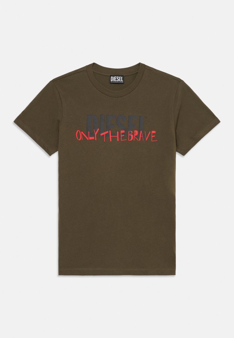 Diesel T-shirt print kaki Diesel T-shirt print kaki