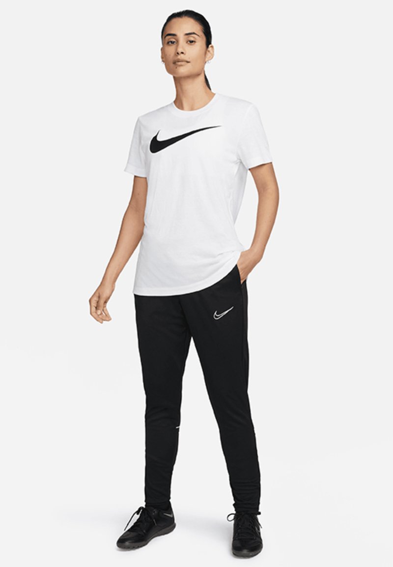 Nike Performance Triko s potiskem - weissschwarz