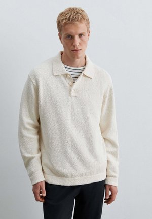 Scalpers, SCALPERS SCAURA POLO TRICOT - Jersey de punto - cream