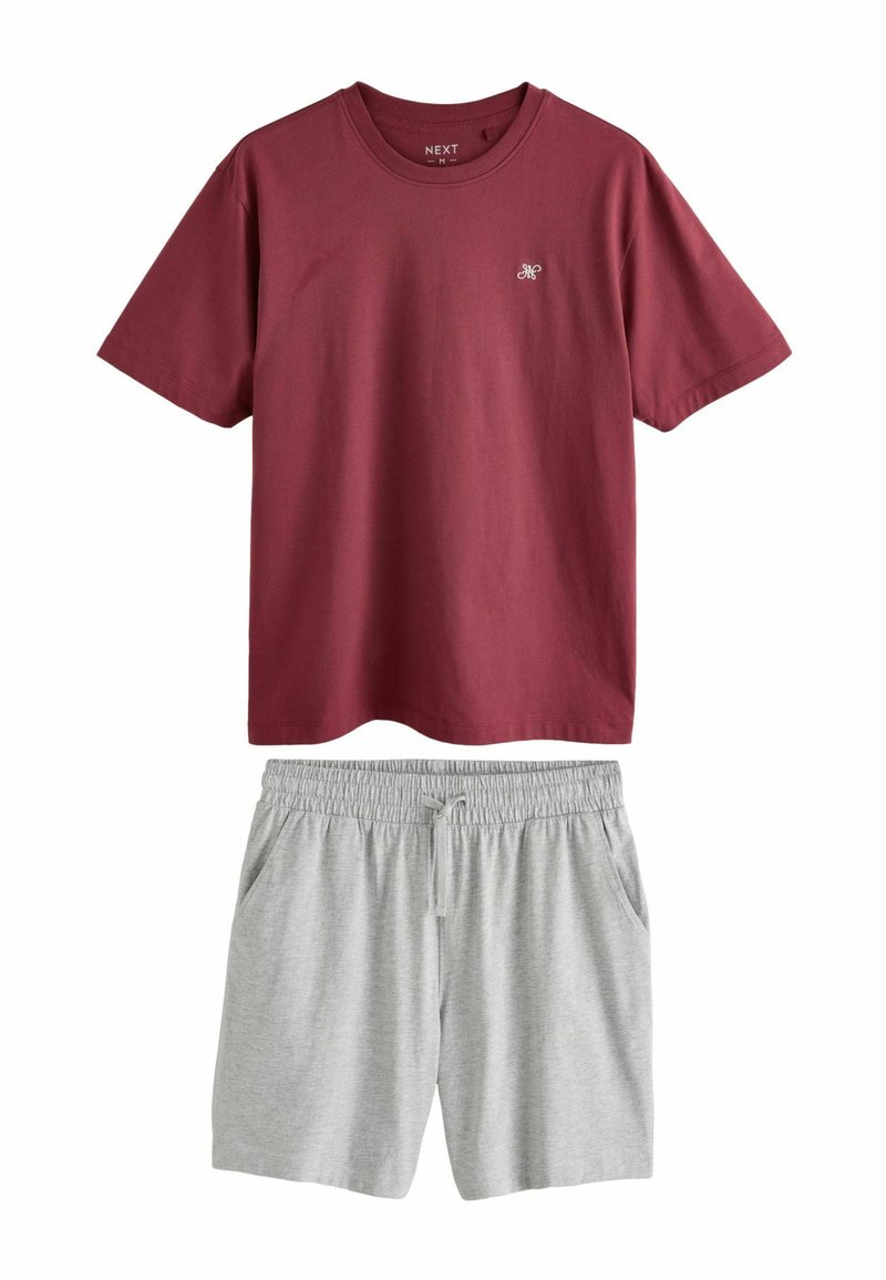 Next SET - Pyjama set - berry red grey