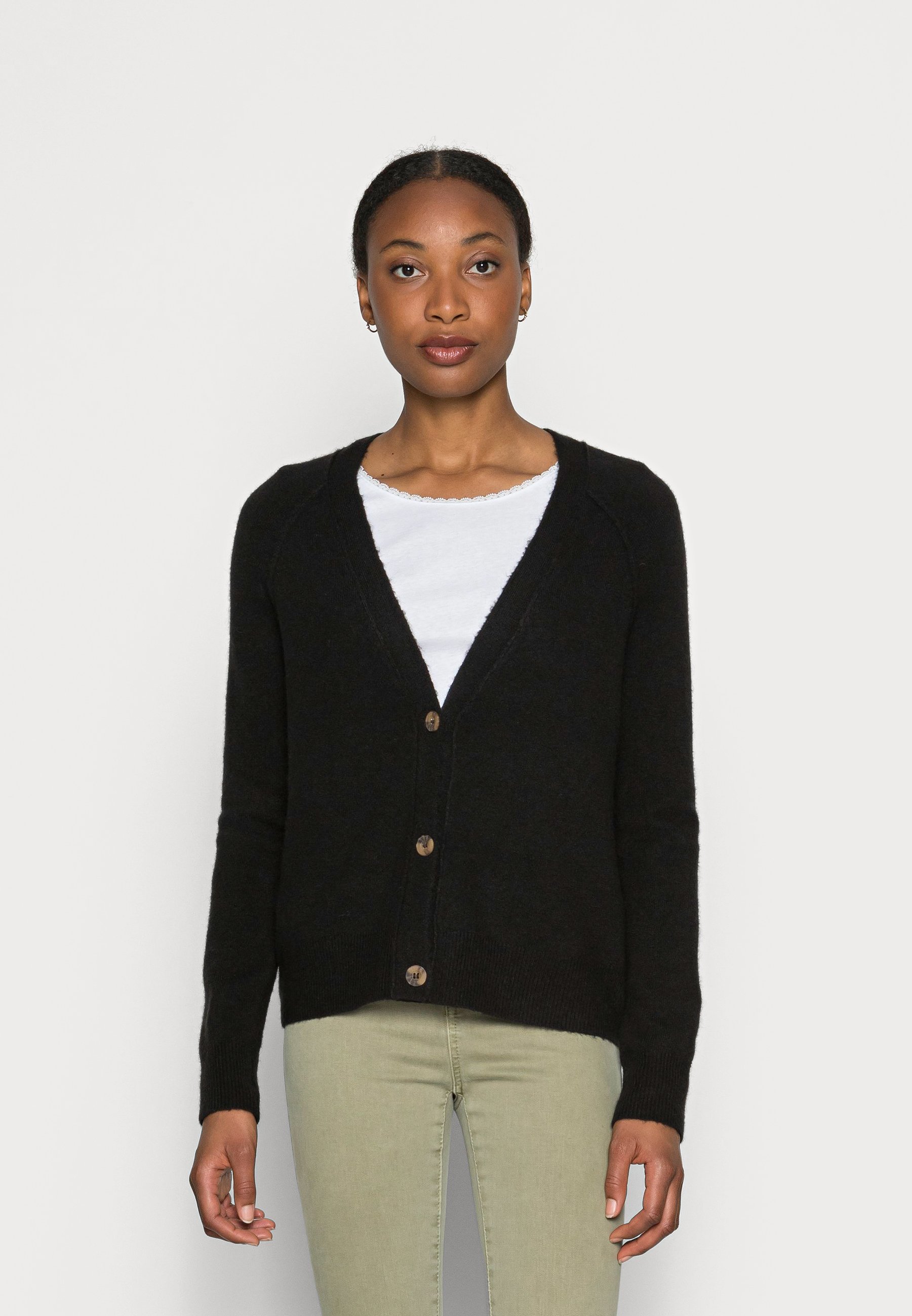 Esprit BUTTONED CARDIGAN - Cardigan 