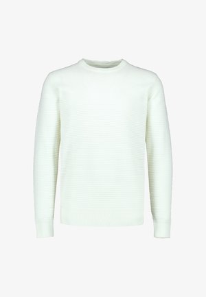 Lindbergh, LINDBERGH STRUCTURE O-NECK KNIT L/S - Strickpullover - off white