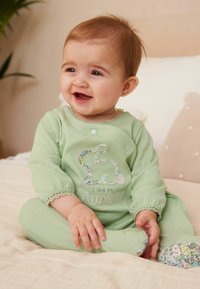 Next FAMILY - REGULAR FIT - Salopetă bebeluși - sage green mummy