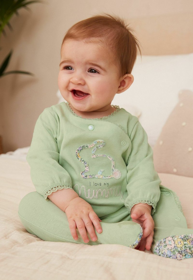 Next FAMILY - REGULAR FIT - Salopetă bebeluși - sage green mummy